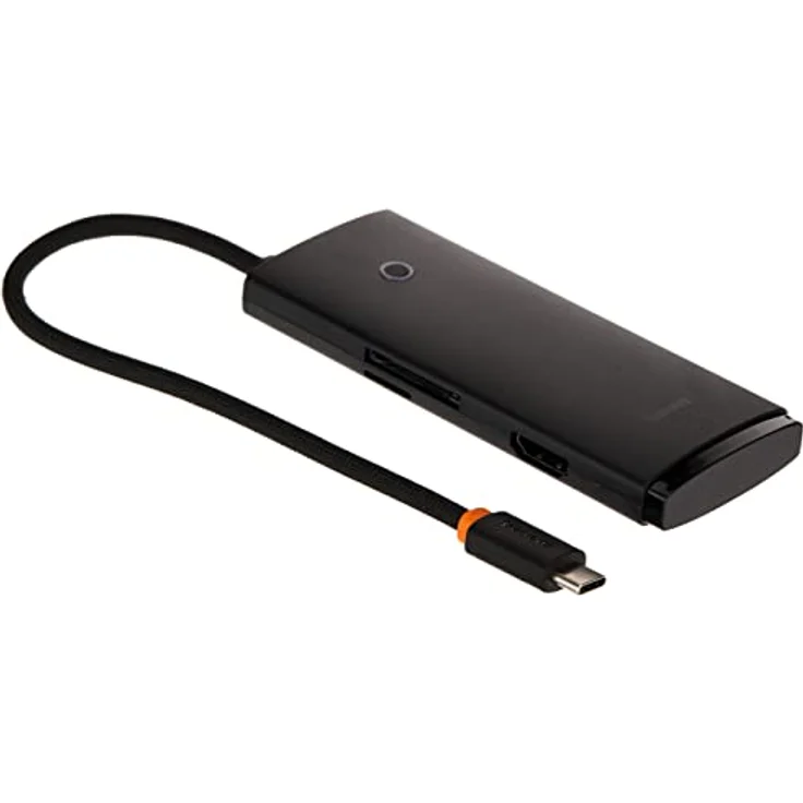 Baseus LITE Series BS-OH019 HUB Adapter Type-C 6-Port Black – Bild 1