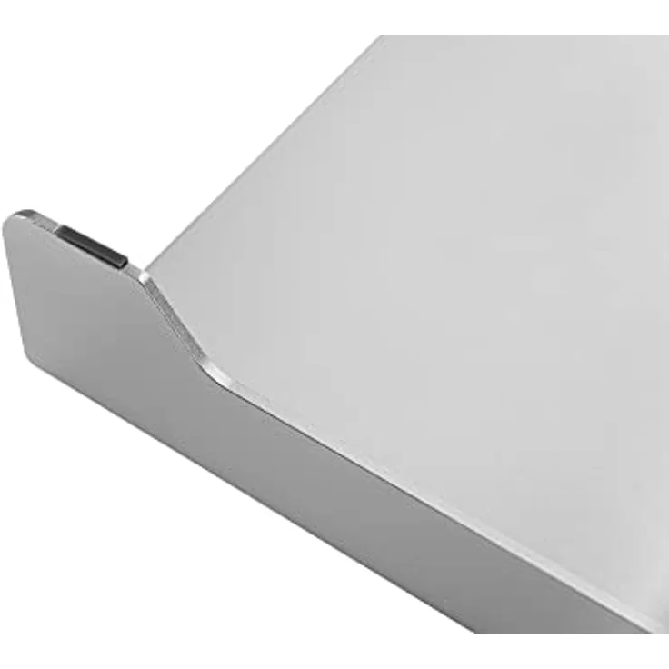 DIGITUS Designer Monitor-Erhöhung aus Aluminium - Bildschirm-Ständer - Traglast 10 kg - Nicht Rutschend - Silber – Bild 2