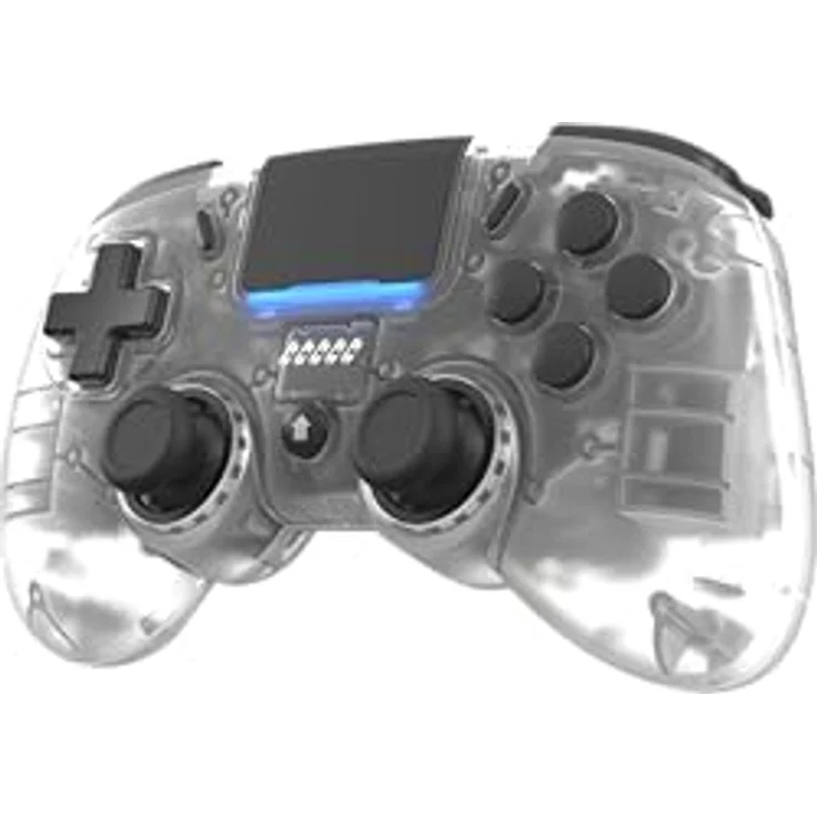 Retro Fighters Mantis Mini Bluetooth Controller, kabelloser Gaming-Controller mit Hall-Effekt-Technologie, transparent für PS4 und PC – Bild 3
