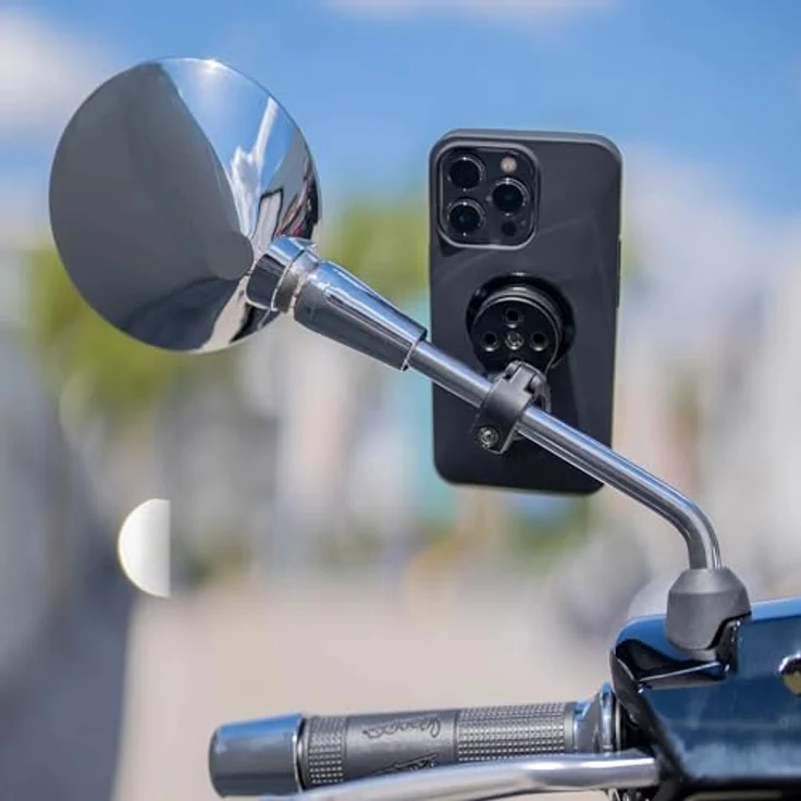 Sp Connect Mirror Mount Pro, Smartphone Halterung mit schwenkbarem Kopf, schwarz – Bild 4