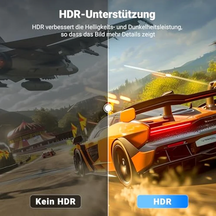 UGREEN 4K@30Hz DP zu HDMI Kabel, Uni-Directional, Aluminium-Bandgeflecht, kompatibel mit Monitor, Projektor, HDTV, Laptop, 2M – Bild 3