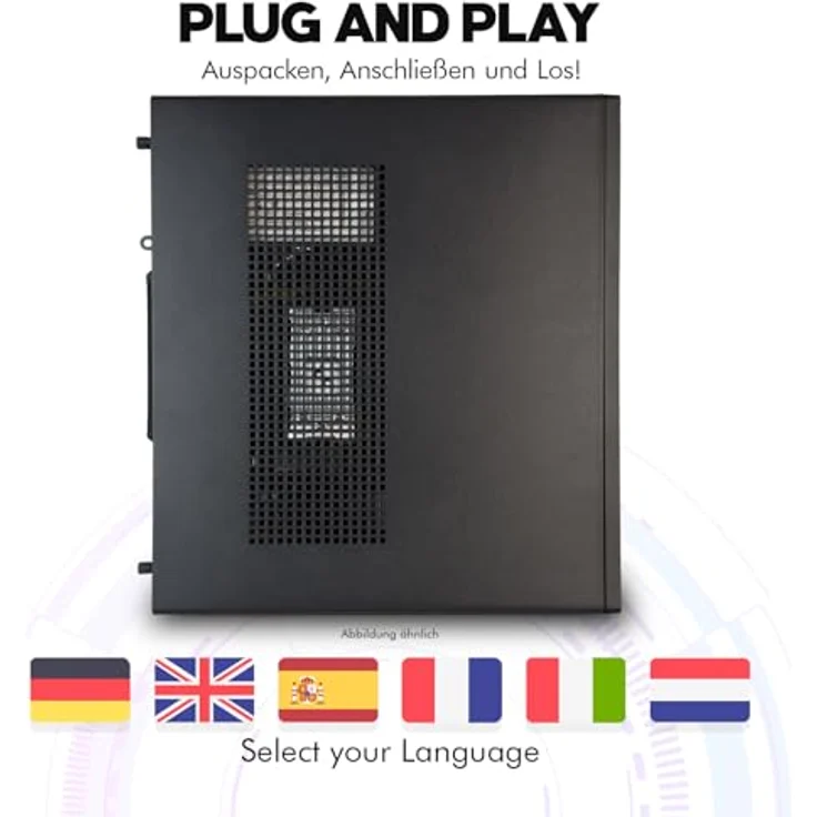 DCL24.DE Office PC Ryzen 5 5500, GT1030, 16GB RAM, 1TB SSD, Windows 11 Pro – Bild 5