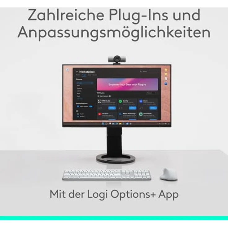 Logitech MX Master 4 - Off-White - Ergonomische Maus (Weiß) – Bild 8