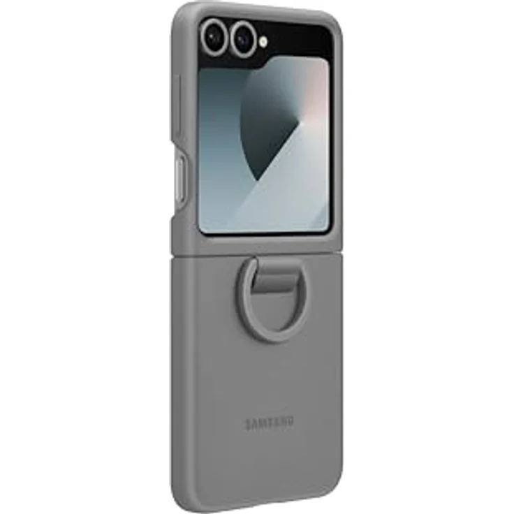 Samsung Silicone Case EF-PF741 für das Galaxy Z Flip6 | Smartphone Cover, Handy-Hülle inklusive Ringhalter, stoßfest, dünn und griffig, Gray – Bild 3