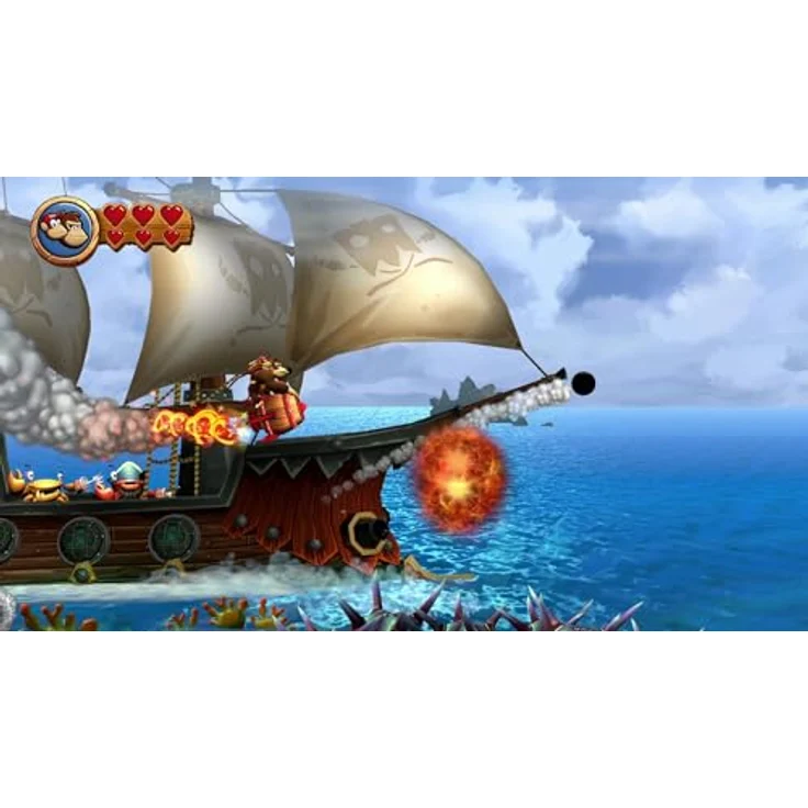 Nintendo Donkey Kong Country Returns HD, Nintendo Switch Game - HD Grafik, 80 Level, lokaler Koop-Modus, zusätzliche 3DS-Level – Bild 5