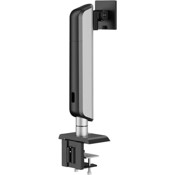SpeaKa Professional SP-MM-1040 Monitor-Tischhalterung, höhenverstellbar, drehbar & neigbar, 43,2cm (17") - 124,5cm (49"), Schwarz/Silver – Bild 3