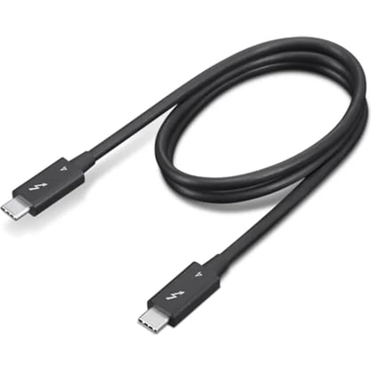 Lenovo Thunderbolt 4 USB-Kabel, 0.70 m, USB 4.0, 40 Gbps, 100 W Schnellladefunktion – Bild 1