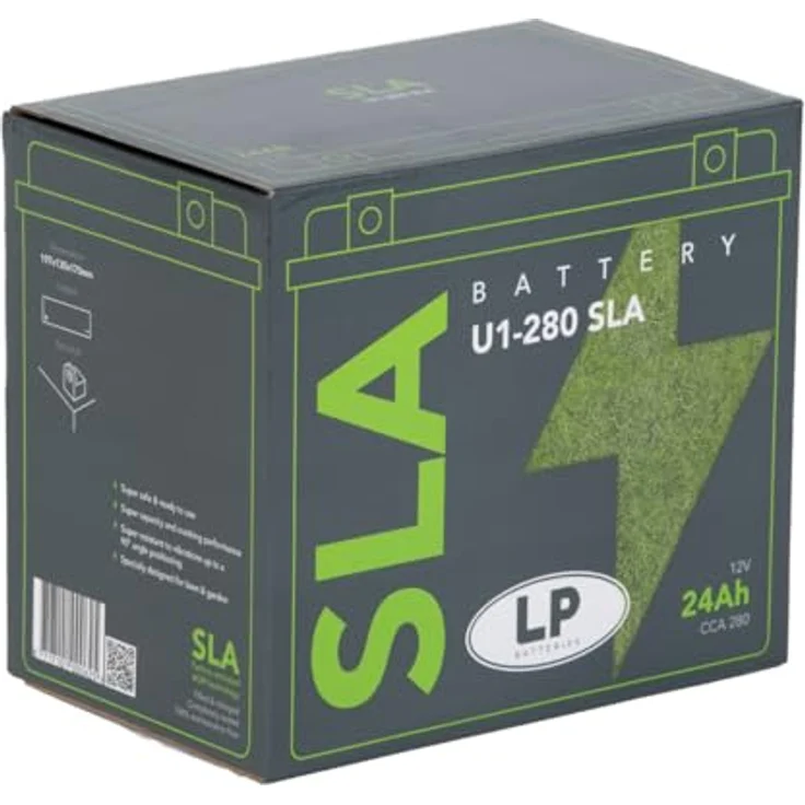 Landport AGM Batterie 12V 24Ah für Rasenmäher Rasentraktor LS U1-280 SLA, zuverlässige Energiequelle mit 280A Startleistung – Bild 3