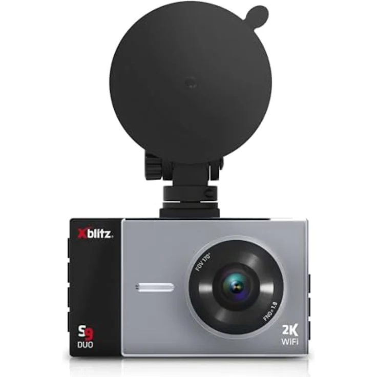 Xblitz S9 Duo Dashcam Set -2k - WiFi - WDR - Parking Modus, Schwarz – Bild 5