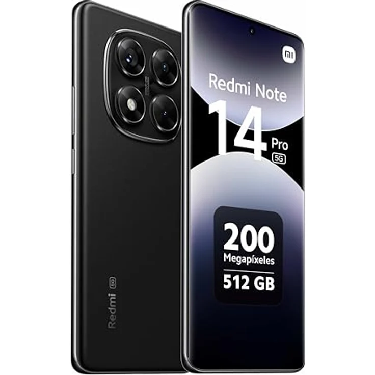 Xiaomi Redmi Note 14 Pro 5G 512GB, Midnight Black, 200 MP Hauptkamera – Bild 2