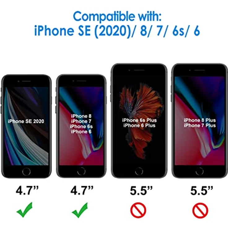 JETECH J0806 iPhone 6/6S 3PK – Bild 2