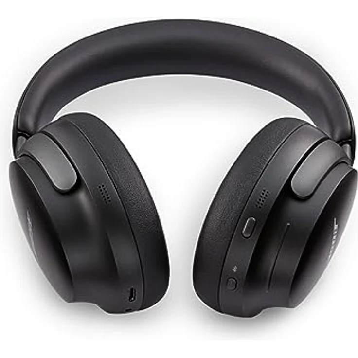 Bose QuietComfort Ultra Kabellose Kopfhörer mit Noise-Cancelling für räumlichen Klang, Over-Ear-Kopfhörer mit Mikrofon, Bis zu 24 Stunden Akkulaufzeit, Kopfhörer mit Raumklang, Schwarz – Bild 4