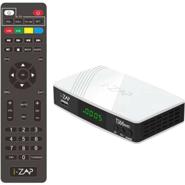 I-Can Terrestrischer Digitaldecoder DVB-T2 HD, Digitaler DVB-T-Receiver für hochauflösendes Fernsehen – Bild 2