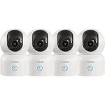 ZOSI Überwachungskamera Innen, 2K 3MP Bild, 360° Schwenkbar, AI Personenerkennung, Auto-Tracking