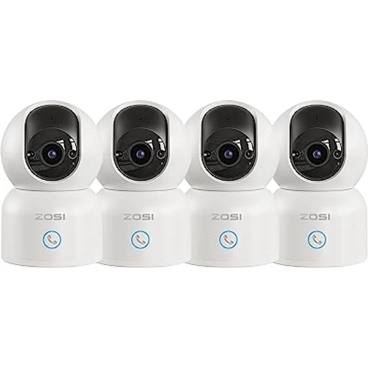 ZOSI Überwachungskamera Innen, 2K 3MP Bild, 360° Schwenkbar, AI Personenerkennung, Auto-Tracking – Bild 1