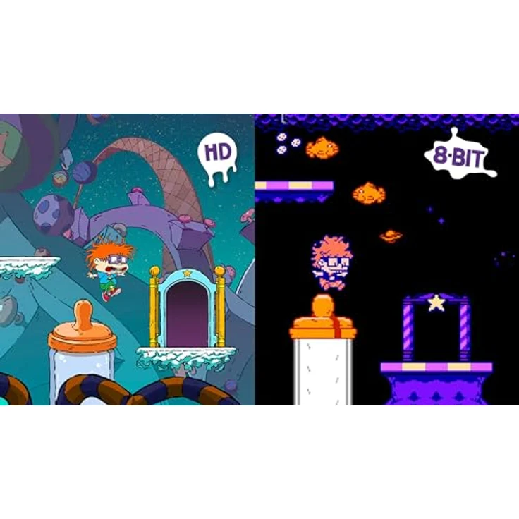 Limited Run Rugrats Adventures in Gameland - PS5, Koop-Modus, handgezeichnete Animationen, 8-Bit und HD-Grafiken, Wohnsitz der Pickles – Bild 2