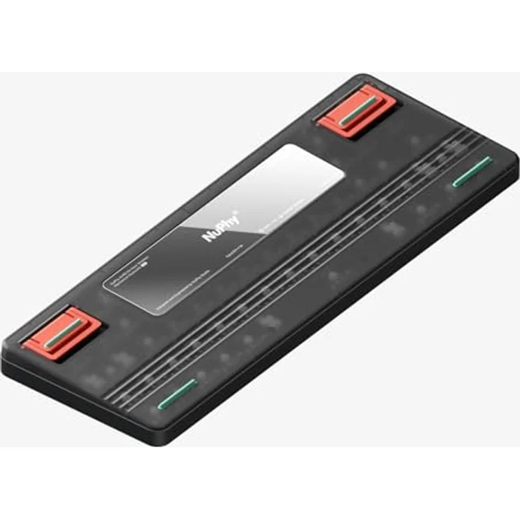 nuphy Air60 V2 Tragbar Mechanische kabellose Mini-Tastatur mit Beleuchtung, Unterstützung QMK/VIA, Bluetooth 5.1/2.4GHz/(USB-C), Schwarz Gateron Red Switch – Bild 2