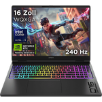 HP OMEN MAX Gaming Laptop 16-ah0393ng, 16 Zoll, Intel® Core™ Ultra 9 275HX, 32 GB RAM, 1 TB SSD, NVIDIA GeForce RTX™ 5080, Shadow Black Aluminium, Windows 11 Home