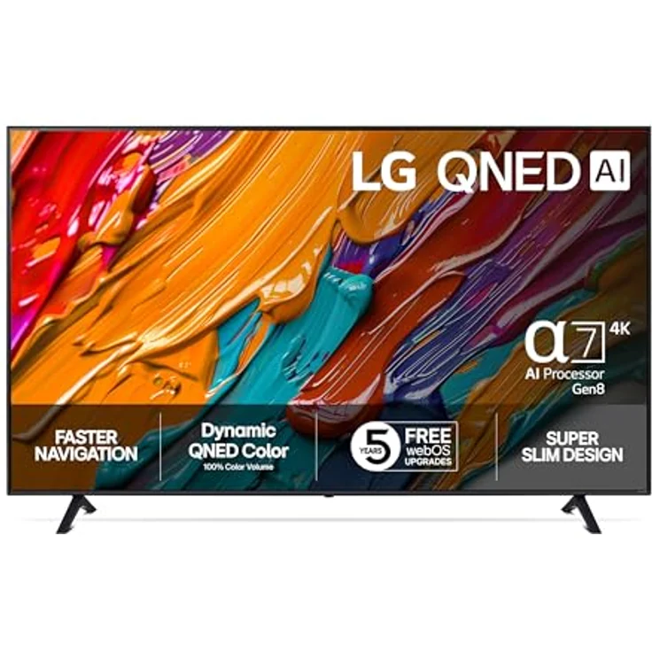 LG AI QNED 75Qned7Ea6B, 75 Zoll 4K UHD Fernseher mit AI Super Upscaling, HDR10 und 9.1.2 Surround Sound – Bild 1