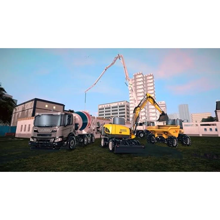 Astragon Construction Simulator 4, Nintendo Switch Spiel mit über 80 Fahrzeugen, 100 Bauaufträgen und Multiplayer-Modus für 2 Spieler – Bild 5