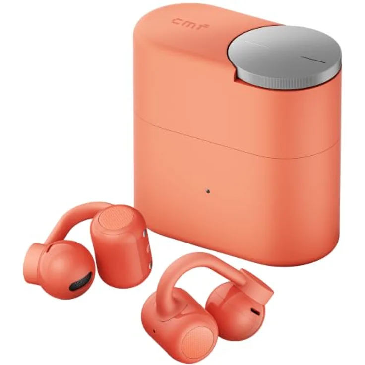CMF BY NOTHING CMF Clip Pro Open-Ear Kopfhörer, Kabellose Clip-On Earbuds mit Hi-Res Audio, IP54, ultra-leicht, ergonomisch, Schwarz