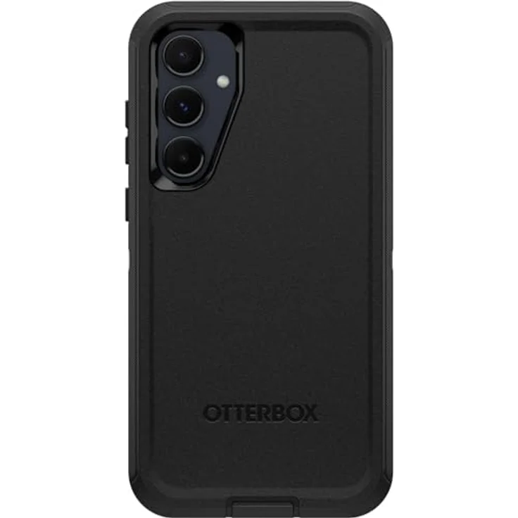 OtterBox Defender Hülle für Samsung Galaxy A55 5G, stoßfest, sturzsicher, extrem robust, Schutzhülle, 5X mehr Stürze als nach Militärstandard, kompatibel mit kabellosem Aufladen, Schwarz – Bild 2