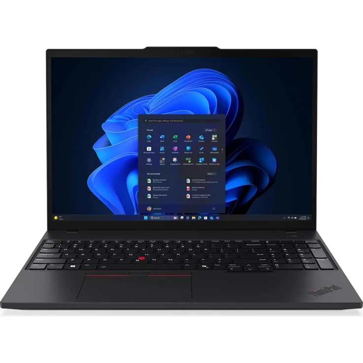 Lenovo ThinkPad T16 Gen 4, 15.98" Notebook mit Intel Core Ultra 7 255U, 32 GB RAM, 1 TB SSD, WUXGA, Schwarz