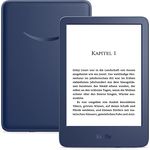 Kindle (2022) – Der bisher leichteste und kompakteste Kindle, jetzt mit hochauflösendem 6-Zoll-Display mit 300 ppi und doppelter Speicherkapazität | Ohne Werbung | Blau