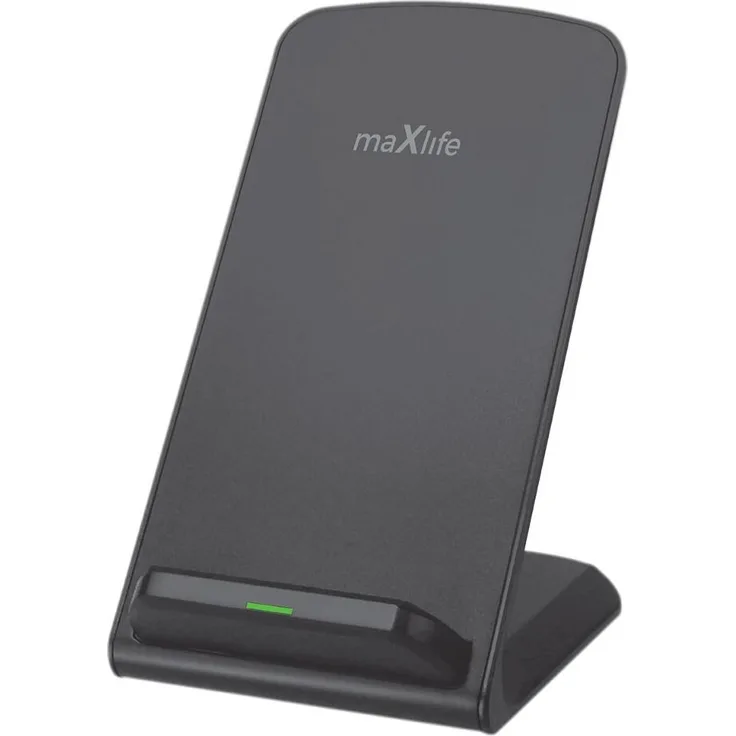 Maxlife MXWC-07 Wireless Charger, 15W Ladepad mit USB-C Anschluss und 1 m Kabel, kompakt und schnellladefähig