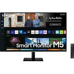 Samsung M5 Smart Monitor S32BM500EU, 32 Zoll, VA-Panel, Full HD, 60 Hz, 3-seitig fast rahmenlos, Smart TV Apps, Anthrazit