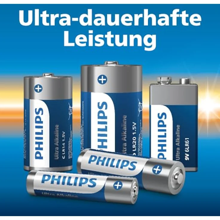 Philips Ultra C Alkali-Batterien LR14, 20 Stück, auslaufsicher und umweltfreundlich, ideal für Taschenlampen und Spielzeug – Bild 5