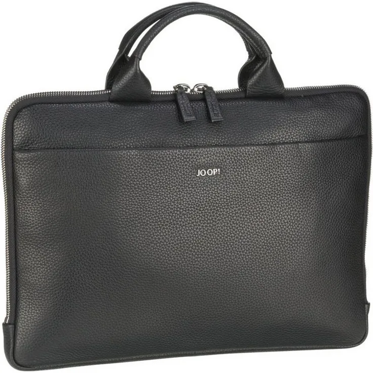 JOOP! Aktentasche Cardona Samu BriefBag SHZ, RFID-Schutz, Schwarz