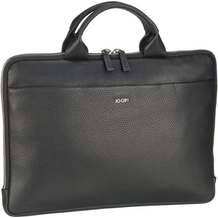 JOOP! Aktentasche Cardona Samu BriefBag SHZ, RFID-Schutz, Schwarz