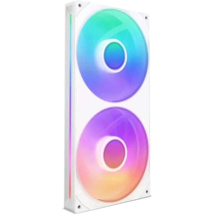 NZXT F280 RGB Core weiß Gehäuselüfter (1 x), PC Lüfter mit lebendiger RGB-Beleuchtung – Bild 1