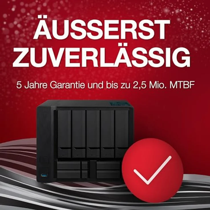 Seagate IronWolf Pro 24 TB, NAS interne Festplatte, 3.5 Zoll, 7200 U/Min, CMR, 256 MB Cache, SATA 6 GB/S, inkl. 3 Jahre Rescue Service, Modellnr.: ST24000NT002 – Bild 4