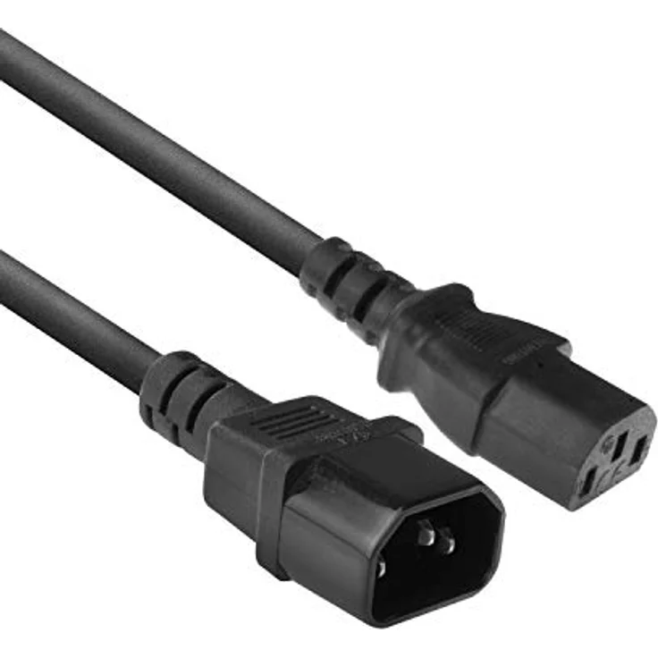 POWERCORD C13-C14 BLACK 1.80M – Bild 2