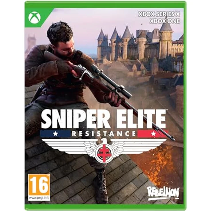 Fireshine Games Sniper Elite: Resistance [PEGI] (100% Uncut) (Deutsch spielbar) (Xbox) - Uncut PEGI Edition, Deutsch spielbar – Bild 1