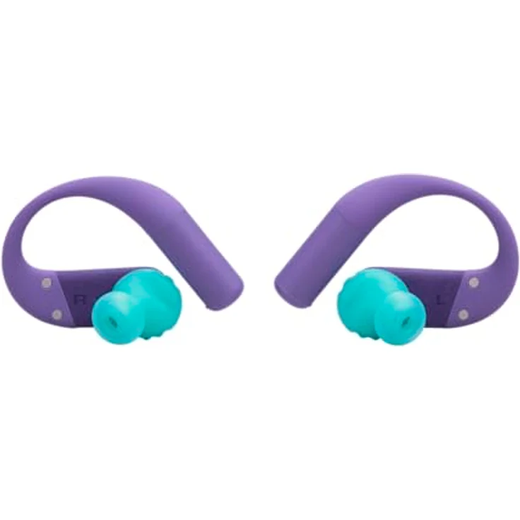 JBL Endurance Peak 4, In-Ear-True-Wireless-Sport-Kopfhörer mit Bluetooth, Noise Cancelling, 48 h Akkulaufzeit, IP68 Wasser-/Staubschutz, JBL Pure Bass Sound, lila – Bild 3