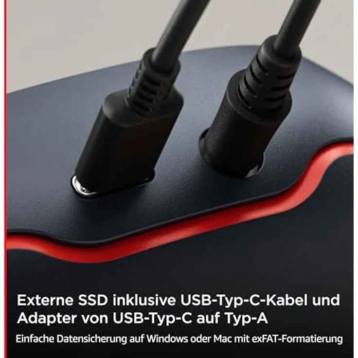 SanDisk Desk Drive SSD 4 TB (kompatibel mit Windows-Computer oder Macs, Desktop-Datensicherung, SSD-Geschwindigkeit, Lesegeschwindigkeiten bis zu 1.000 MB/s, exFAT formatiert, automatische Backups) – Bild 5
