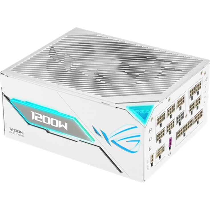 ASUS ROG THOR 1200W Platinum III White, Netzteil mit 1200 Watt, ATX 3.1, 80 Plus Platinum, voll modular – Bild 7