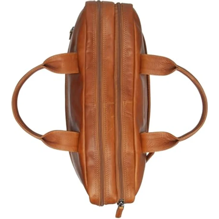 The Chesterfield Brand Frazer Laptopbag Cognac - Business-Tasche für Büroalltag, 38 x 28 x 9 cm – Bild 3