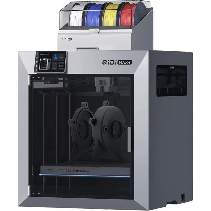 Qidi Tech QIDI Max 4 Combo 3D-Drucker, 3D Drucker, Grau