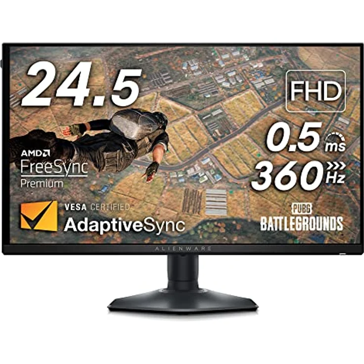 Alienware AW2523HF 24.5 Zoll Full HD Gaming Monitor, 360Hz, Fast IPS, 0.5ms, AMD FreeSync, 99% sRGB, HDR 10, weiß - Preisvergleich – Bild 1