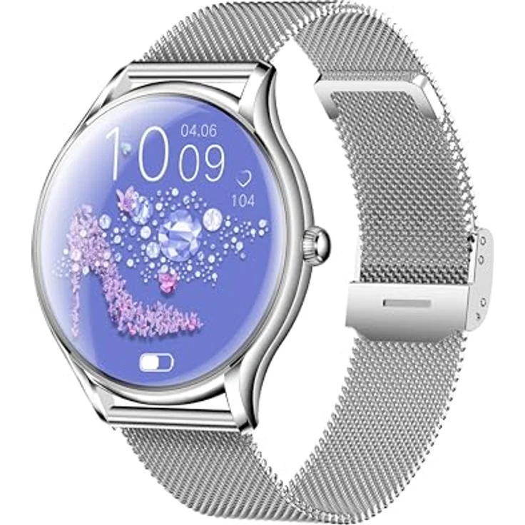 VALDUS VL55 PRO (2025) Silver, Gesundheitsuhr Smartwatch mit Telefoniefunktion, AMOLED Display, Schlankes Leichtgewicht – Bild 2