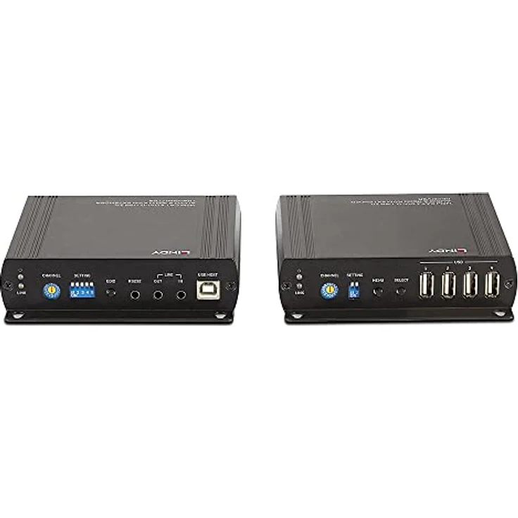 LINDY 39245 140m Cat.6 DVI-D KVM Extender, USB 2.0, Audio & RS232 – Bild 3