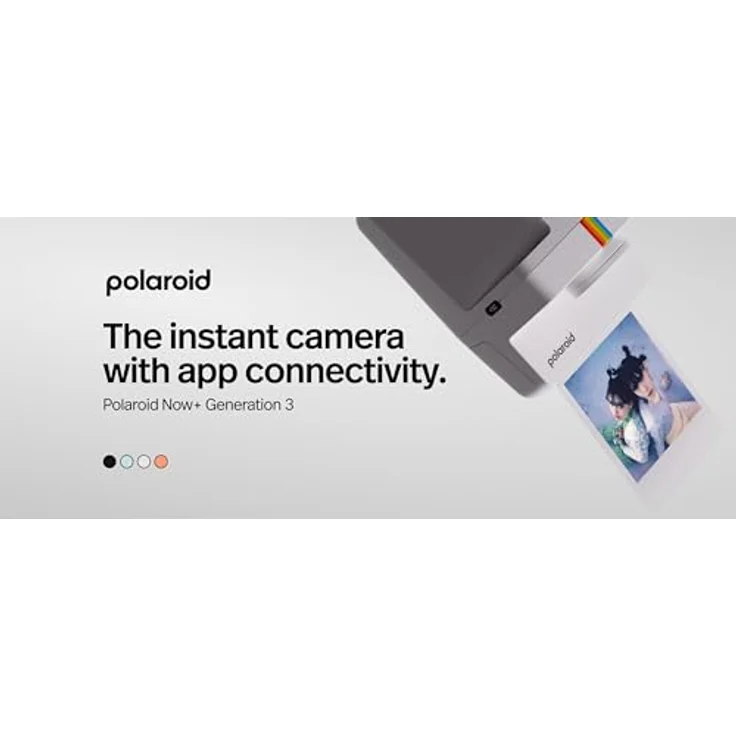 Polaroid Now+ Generation 3, Sofortbildkamera mit Bluetooth-Konnektivität und Zwei-Objektiv-Autofokus, Corail – Bild 5