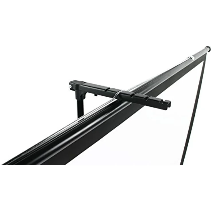 Elite 84" Tripod Leinwand, 4:3 Beamer-Leinwand mit mattem Weiß und schwarzem Design, tragbar und robust – Bild 1