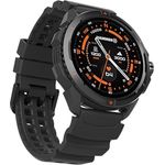 Hammer Sport-Smartwatch GPS 5 ATM Wasserdichtigkeit 14 Tage Akkulaufzeit Schwarz