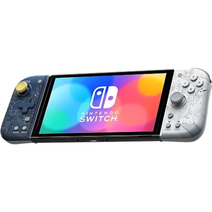 HORI Nintendo Switch Split Pad Compact (Eevee Evolutions) Ergonomic Controller for Handheld Mode - Officially Licensed by Nintendo & Pokémon - Nintendo Switch & Nintendo Switch - OLED Model – Bild 1
