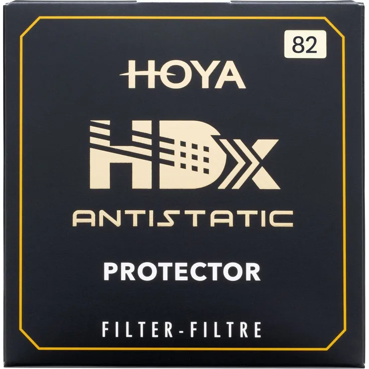 Hoya Protector HDX Antistatic 82mm, Schutzfilter mit 99,6% Lichtdurchlässigkeit und antistatischer Beschichtung